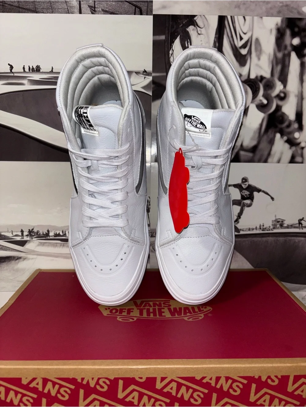 Vans Sk8-Hi XI Leather sz 8.0 Men’s 9.5 Woman